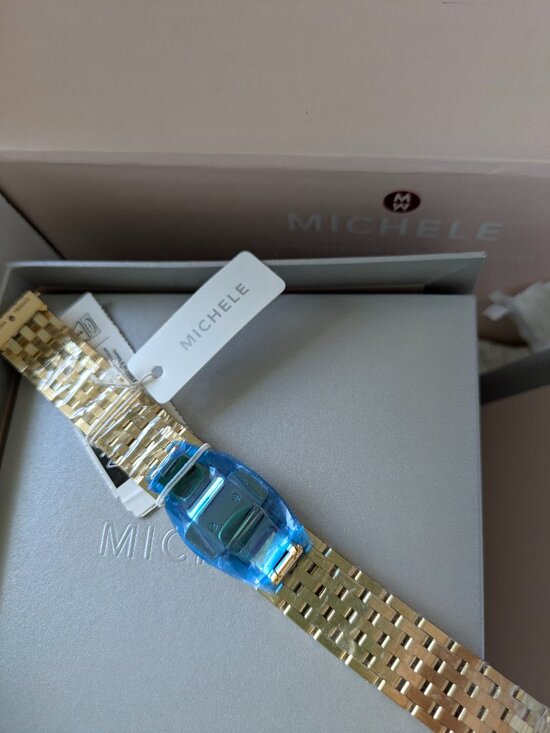 16mm Deco II 7-Link Mid-Size Gold Bracelet - MICHELE Watches main image 7
